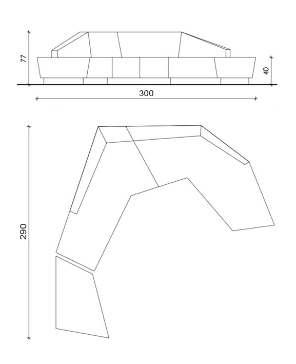 Диван Anaktae ADRASTUS SOFA в Перми