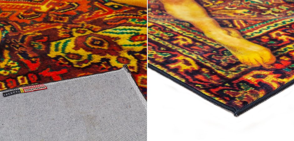 Ковер Seletti Rectangular Rug Lady on Carpet Ковер Seletti Rectangular Rug Lady on Carpet - Loft-Concept в Перми