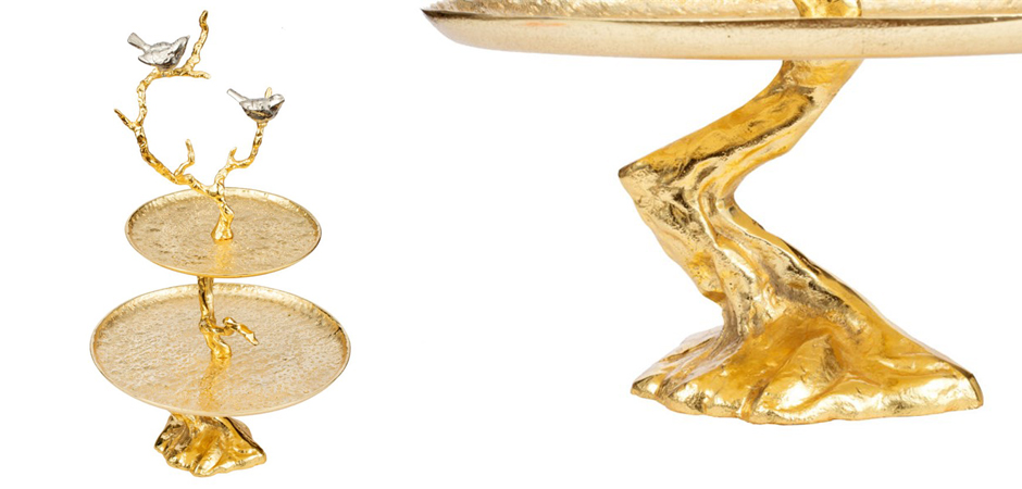 Блюдо двухъярусное Birds on Branches - фото №1