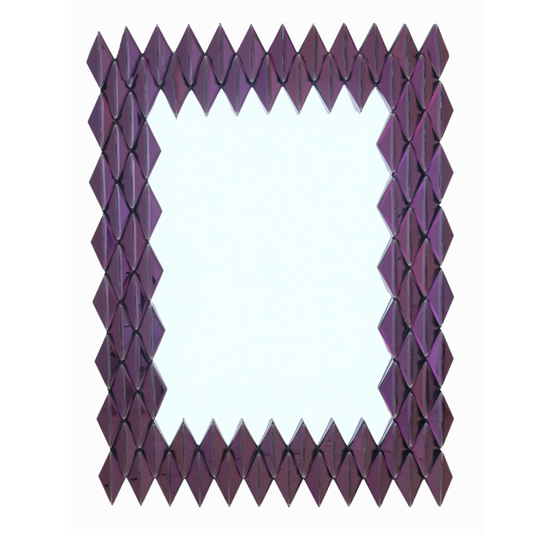 Зеркало Purple Rhombuses Mirror Фиолетовый в Перми | Loft Concept 