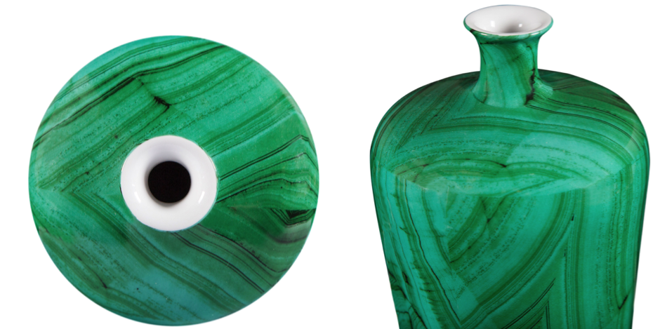 Ваза Malachite Vase flask Ваза Malachite Vase flask - Loft-Concept в Перми