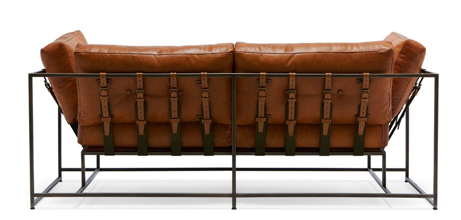 Двухместный диван Two Seat Encounter Leather Sofa Двухместный диван Two Seat Encounter Leather Sofa - Loft-Concept в Перми