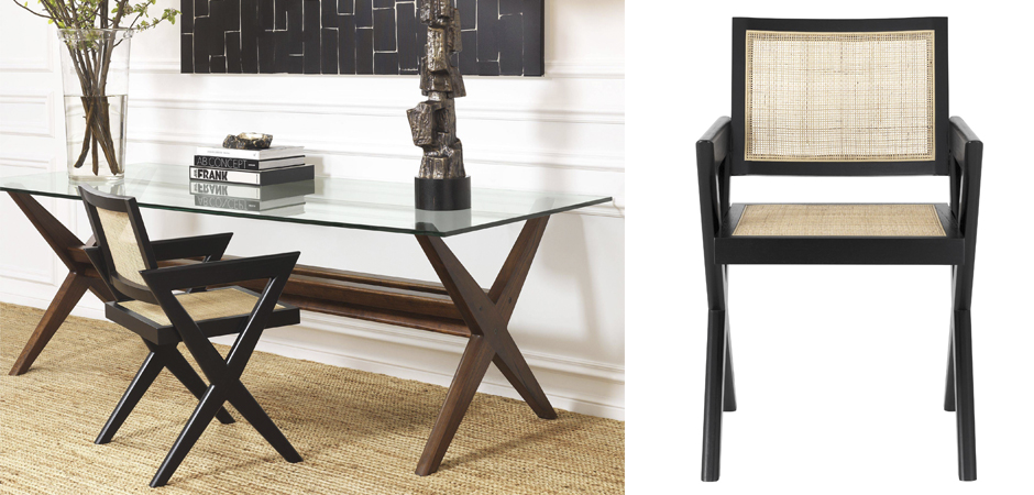 Стул Eichholtz Dining Chair Augustin black Стул Eichholtz Dining Chair Augustin black - Loft-Concept в Перми