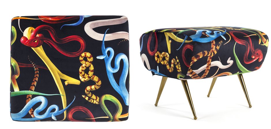 Оттоманка Seletti Pouf Snakes Оттоманка Seletti Pouf Snakes - Loft-Concept в Перми