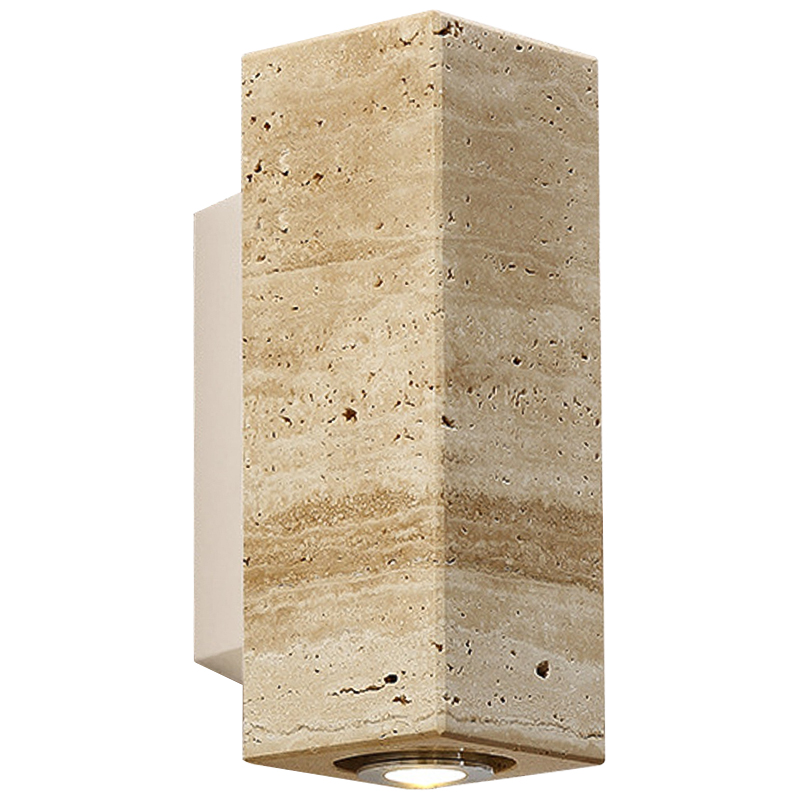 Бра Travertine Spot Wall Lamp Бежевый Песочный Белый в Перми | Loft Concept 