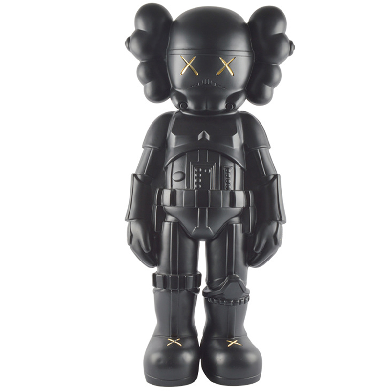 Статуэтка KAWS Black Soldier Gold X Черный Золотой в Перми | Loft Concept 