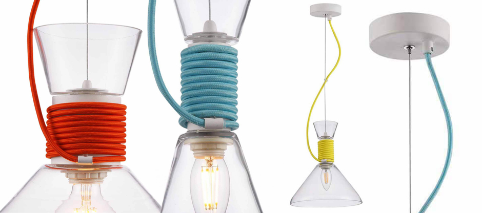 Подвесной Светильник Lamp With Multi-Colored Ropes Подвесной Светильник Lamp With Multi-Colored Ropes - Loft-Concept в Перми