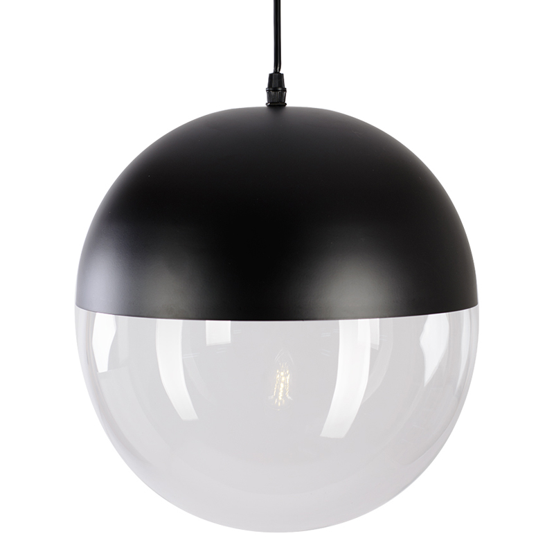 Подвесной светильник pendant lamp SPHERE 1 Черный Прозрачное Стекло в Перми | Loft Concept 