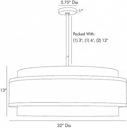 Люстра Arteriors UTTERSON CHANDELIER в Перми