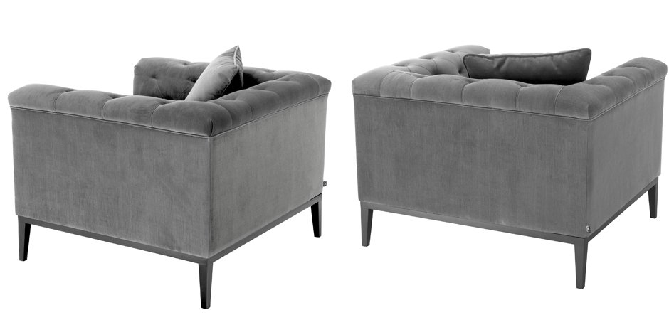 Кресло Eichholtz Chair Cesare Grey Кресло Eichholtz Chair Cesare Grey - Loft-Concept в Перми