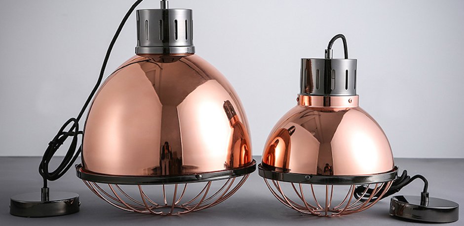 Подвесной светильник Ufo Copper Pendant Big Подвесной светильник Ufo Copper Pendant Big - Loft-Concept в Перми