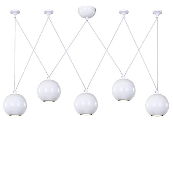 Подвесной светильник Multisphere Pendant White 5  в Перми | Loft Concept 