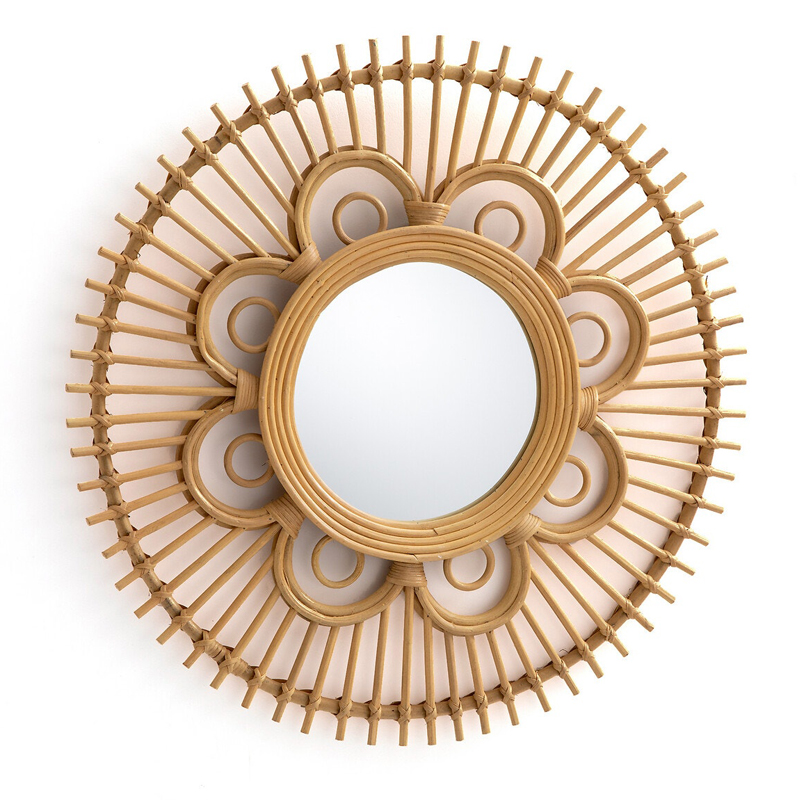 Зеркало Mirror Rattan Round D65  в Перми | Loft Concept 