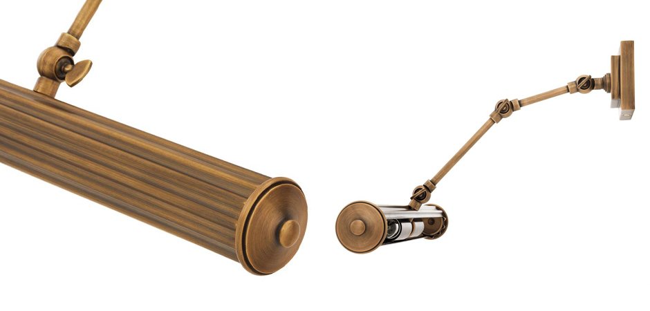 Бра Eichholtz Wall Lamp Luca L Brass Бра Eichholtz Wall Lamp Luca L Brass - Loft-Concept в Перми