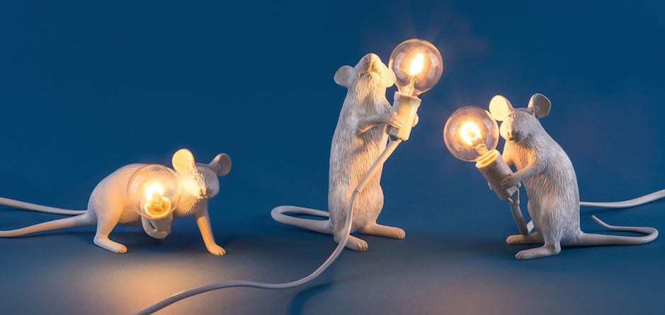 Настольная лампа Seletti Mouse Настольная лампа Seletti Mouse - Loft-Concept в Перми