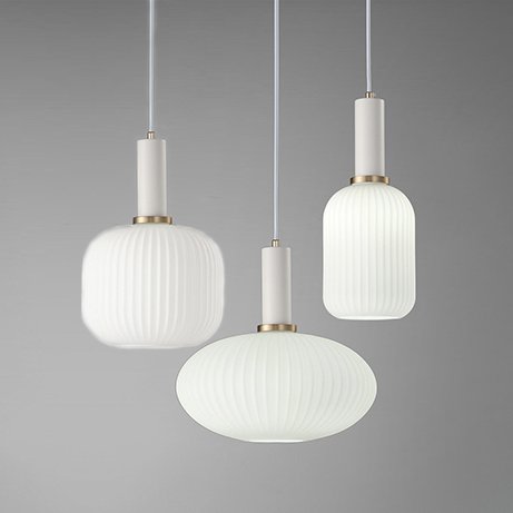 Подвесной светильник Ferm Living chinese lantern White Белый Золотой в Перми | Loft Concept 