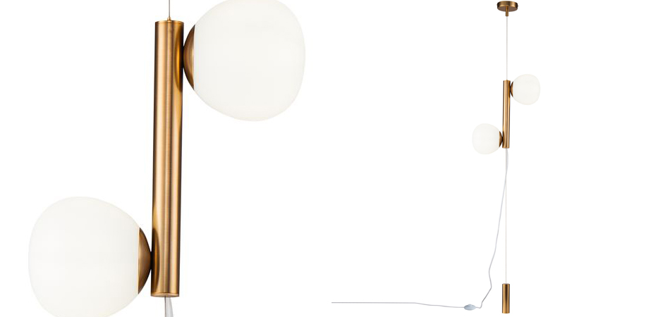 Торшер Tiepolo Ball Floor Lamp Double gold Торшер Tiepolo Ball Floor Lamp Double gold - Loft-Concept в Перми