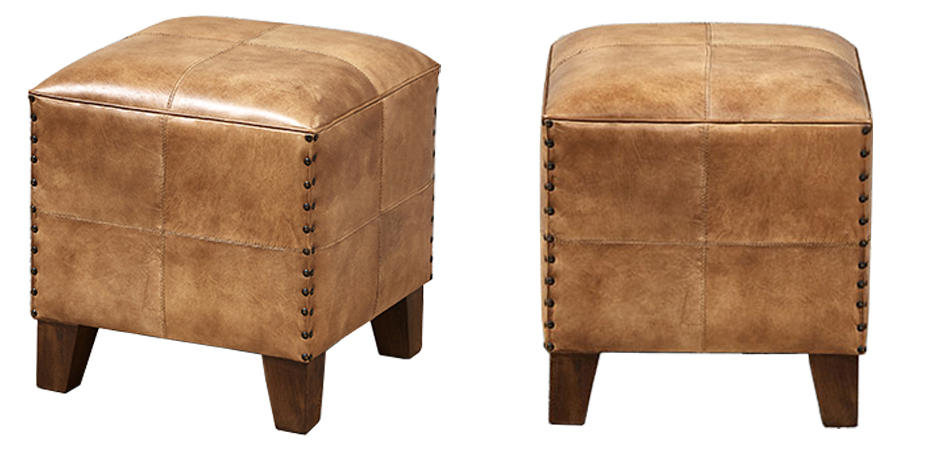 Пуф Leather Cube Puff Пуф Leather Cube Puff - Loft-Concept в Перми