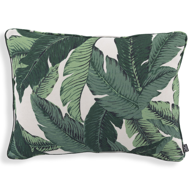 Подушка Eichholtz Pillow Mustique s Белый Зеленый в Перми | Loft Concept 