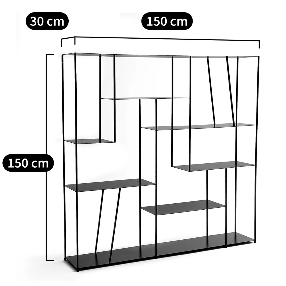 Книжный стеллаж из металла Menzie Square Metal Rack в Перми