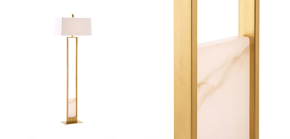 Торшер Arteriors MARKHAM FLOOR LAMP Brass Торшер Arteriors MARKHAM FLOOR LAMP Brass - Loft-Concept в Перми