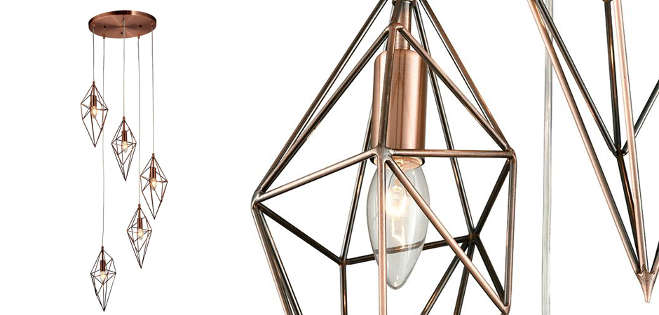 Люстра Volumetric Polygons Copper Люстра Volumetric Polygons Copper - Loft-Concept в Перми