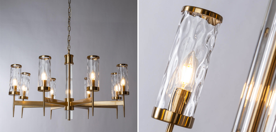 Люстра Brass Wheel в Американском стиле Люстра Brass Wheel в Американском стиле - Loft-Concept в Перми
