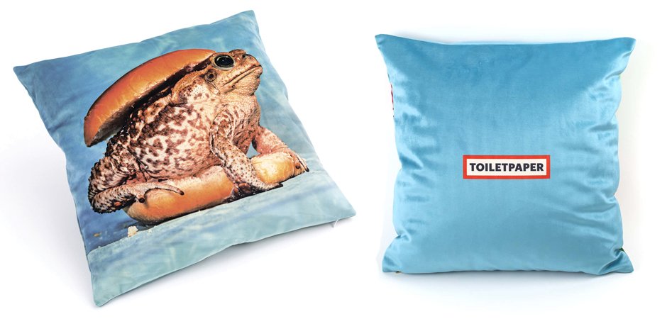 Подушка Seletti Cushion Toad Toiletpaper Подушка Seletti Cushion Toad Toiletpaper - Loft-Concept в Перми