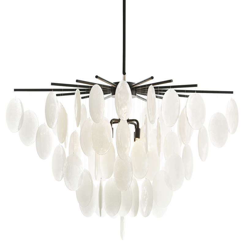 Люстра Arteriors TIFFANY CHANDELIER Черный Прозрачный в Перми | Loft Concept 