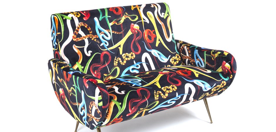 Диван Seletti Sofa Two Seater Snakes - фото №1