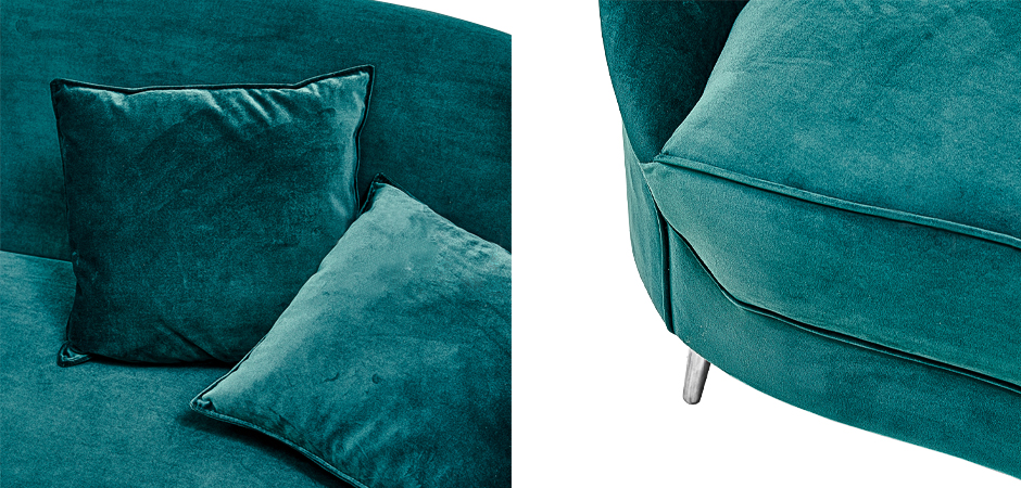 Диван Paulet Sofa Изумрудный велюр Диван Paulet Sofa Изумрудный велюр - Loft-Concept в Перми