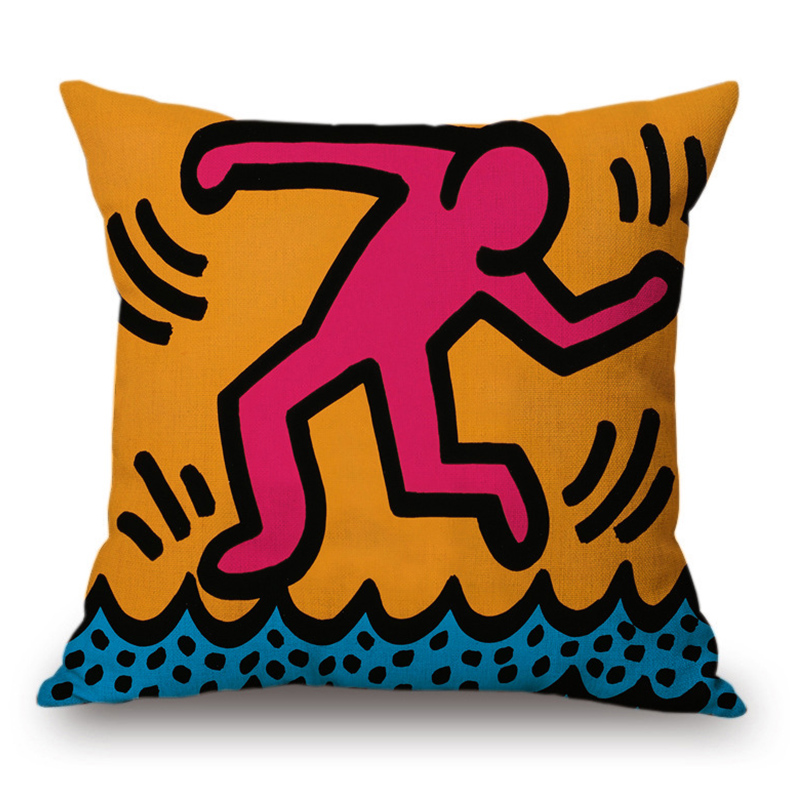 Подушка Keith Haring 4 Мульти в Перми | Loft Concept 