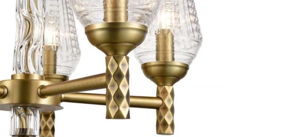 Люстра Ribbed Chandelier Люстра Ribbed Chandelier - Loft-Concept в Перми