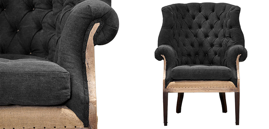 Кресло Gamilton Armchair Graphite Кресло Gamilton Armchair Graphite - Loft-Concept в Перми