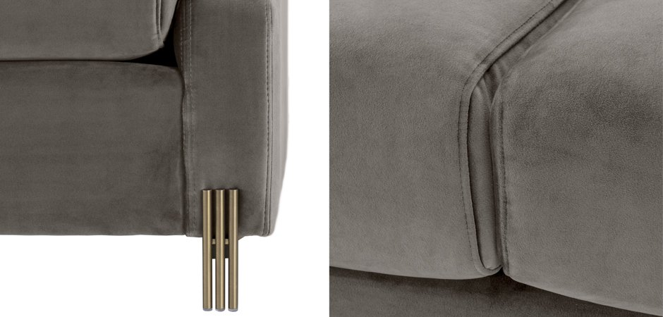 Диван Eichholtz Sofa Candice grey Диван Eichholtz Sofa Candice grey - Loft-Concept в Перми