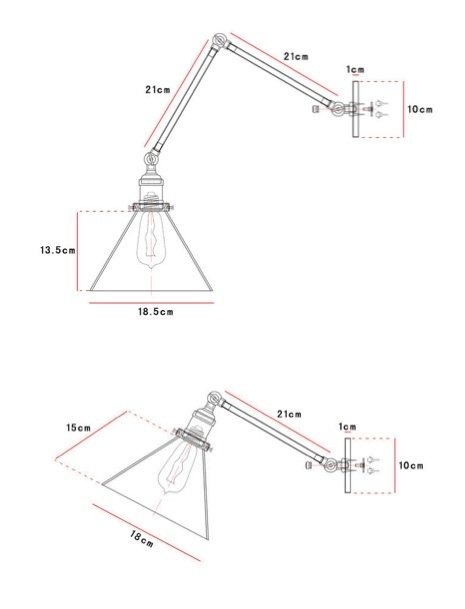 Бра Gloce Cone Shade Loft Industrial Glass в Перми