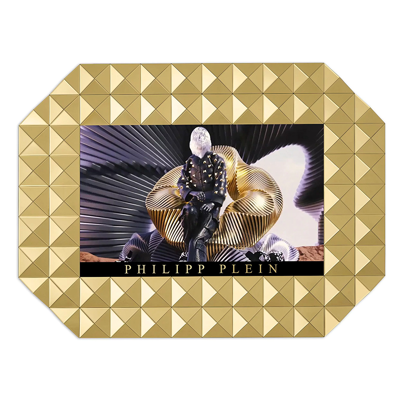 Экран Philipp Plein GOLD STUD NFT XL 65 дюймов Золотой Зеркало в Перми | Loft Concept 