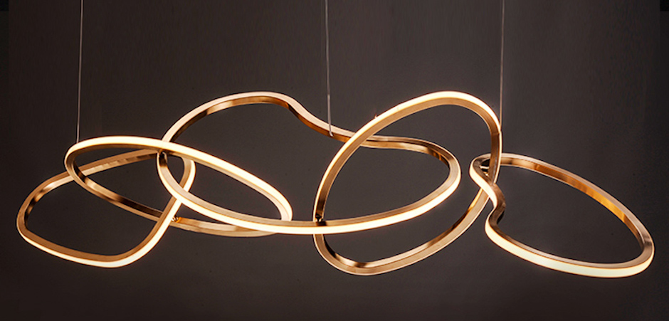 Unfolded Hanging RING Gold Unfolded Hanging RING Gold - Loft-Concept в Перми