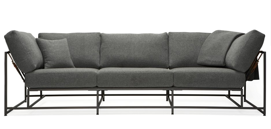 Диван Grey Wool Sofa Диван Grey Wool Sofa - Loft-Concept в Перми