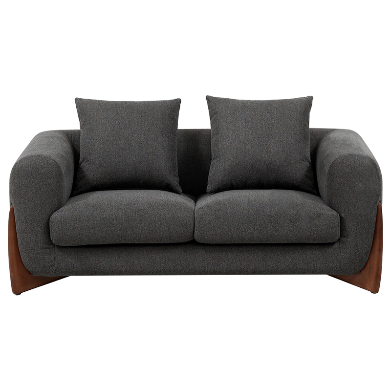 Диван Cuthbert Dark Gray Sofa Серый Коричневый в Перми | Loft Concept 