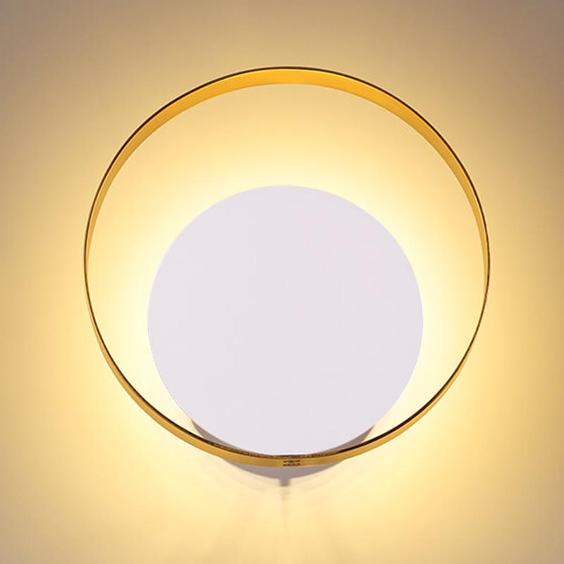 Бра Globo Ocular Sconce Circle White Золотой Белый в Перми | Loft Concept 