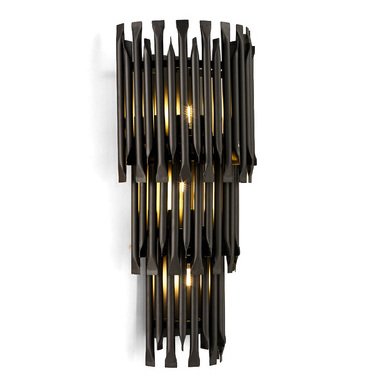 Бра MATHENY III WALL LAMP by DELIGHTFULL Black Черный матовый в Перми | Loft Concept 