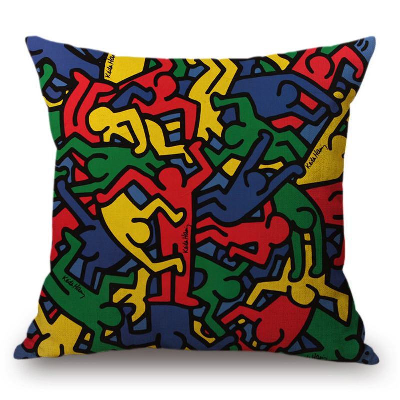 Подушка Keith Haring 16 Мульти в Перми | Loft Concept 