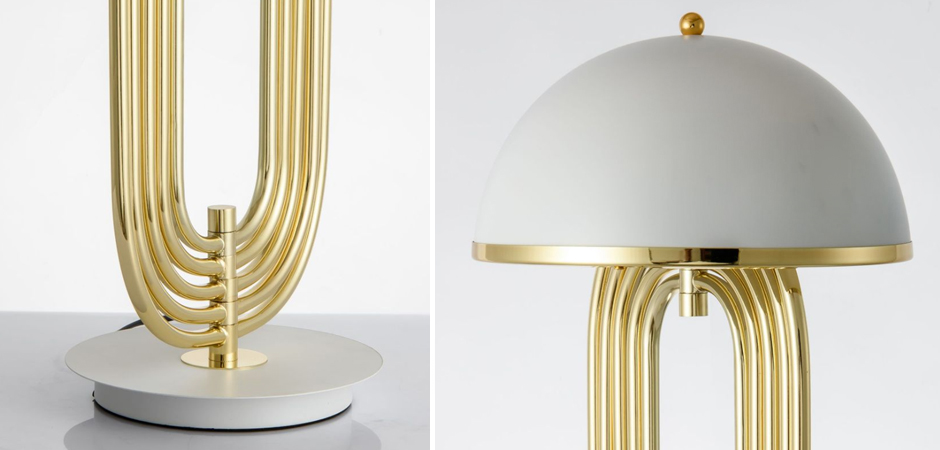 Настольная лампа Delightfull Turner Table Lamp White Настольная лампа Delightfull Turner Table Lamp White - Loft-Concept в Перми