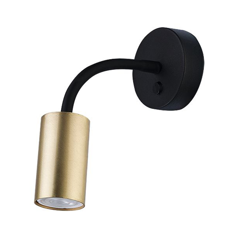 Бра Noor Spot Wall Lamp brass Латунь Черный в Перми | Loft Concept 