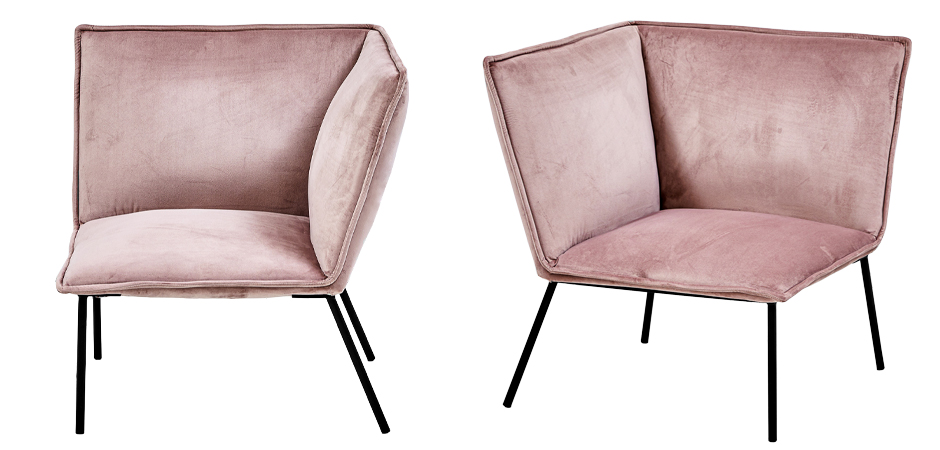 Кресло Corner Armchair pink Кресло Corner Armchair pink - Loft-Concept в Перми
