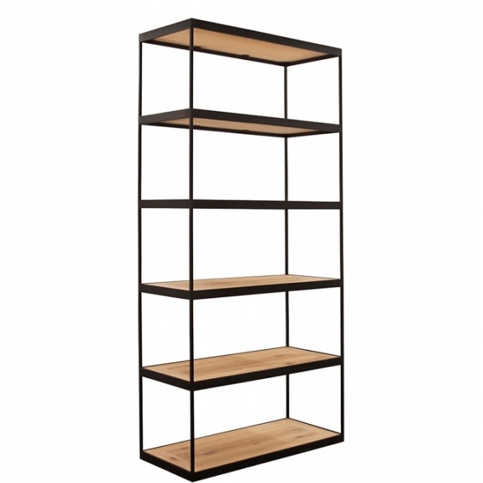 Стеллаж Industrial Oak Shelving Unit  в Перми | Loft Concept 