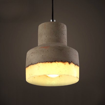 Подвесной светильник Art Concrete Pendant №11 Серый в Перми | Loft Concept 