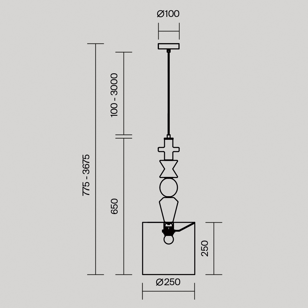 Подвесной светильник Comforty Е27 в Перми