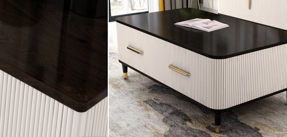 Birmingham Textured Coffee Table White Birmingham Textured Coffee Table White - Loft-Concept в Перми